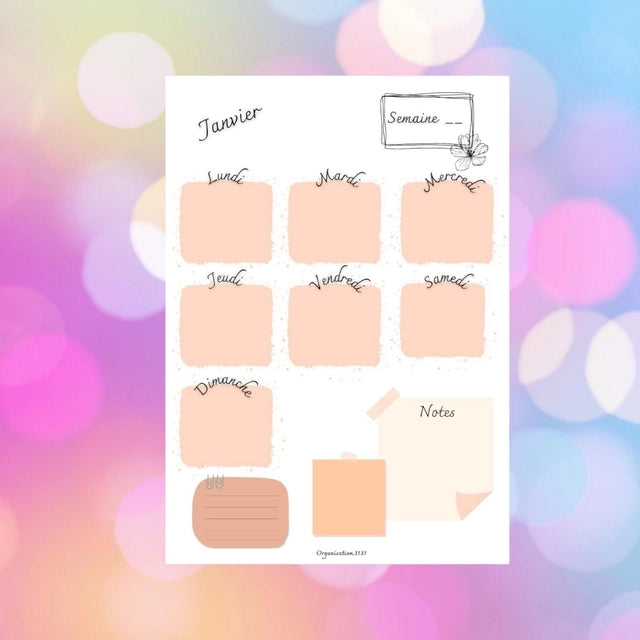 Planner d'organisation