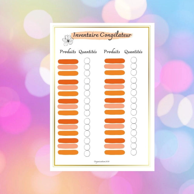 Planner budget, d'organisation non daté