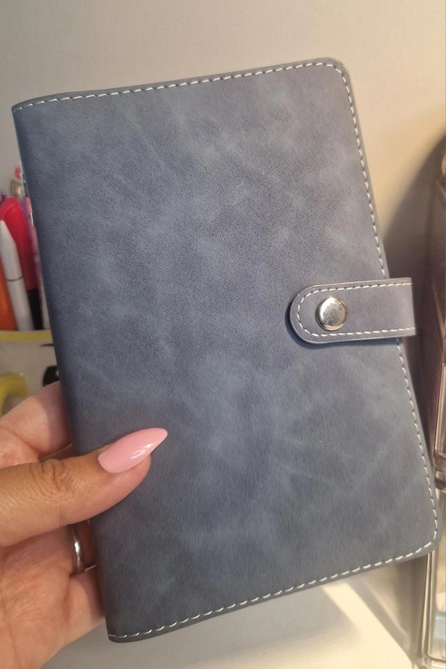 Box Complète avec classeur budget bleu jean