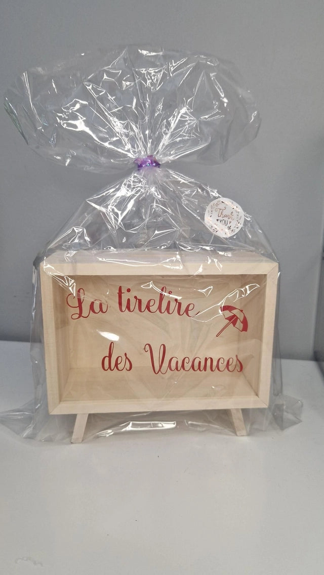 Tirelire " La tirelire des Vacances "