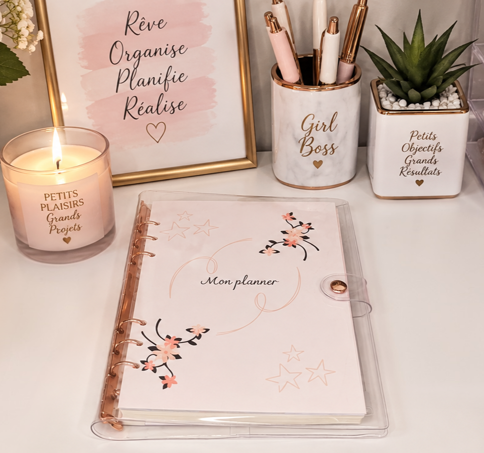 Planner d'organisation non daté