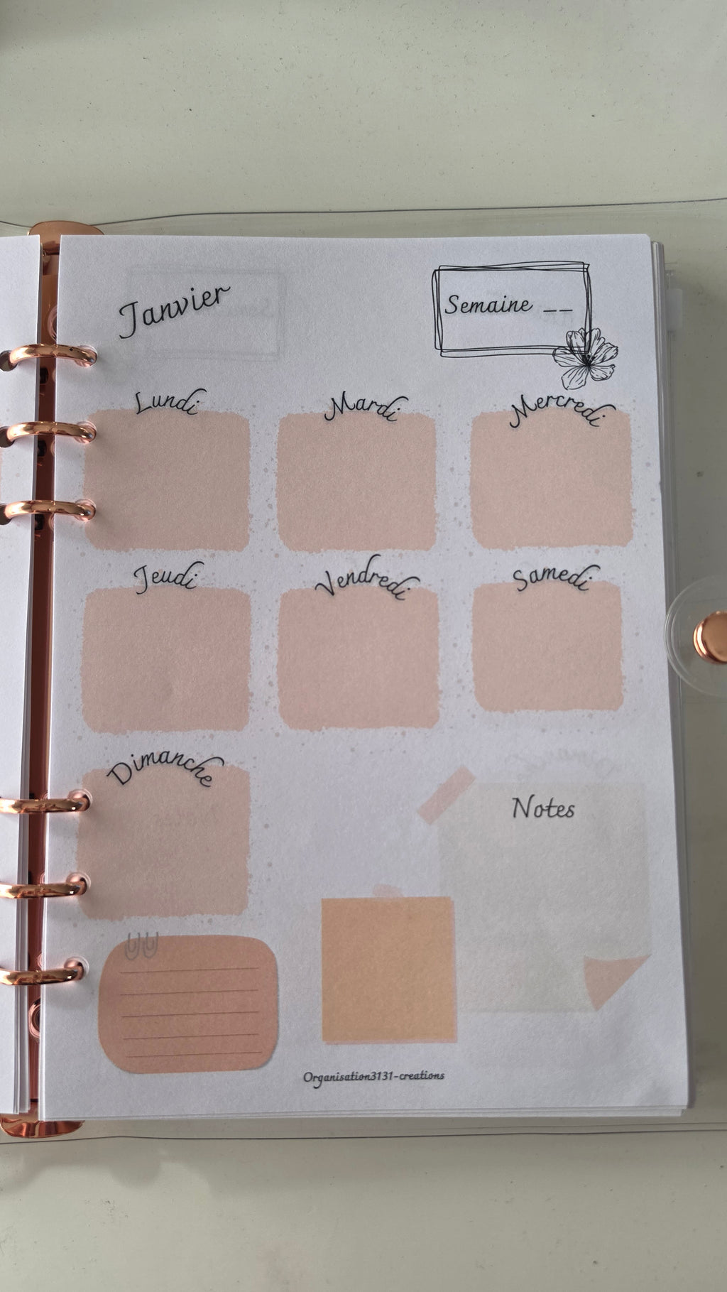 Planner d'organisation