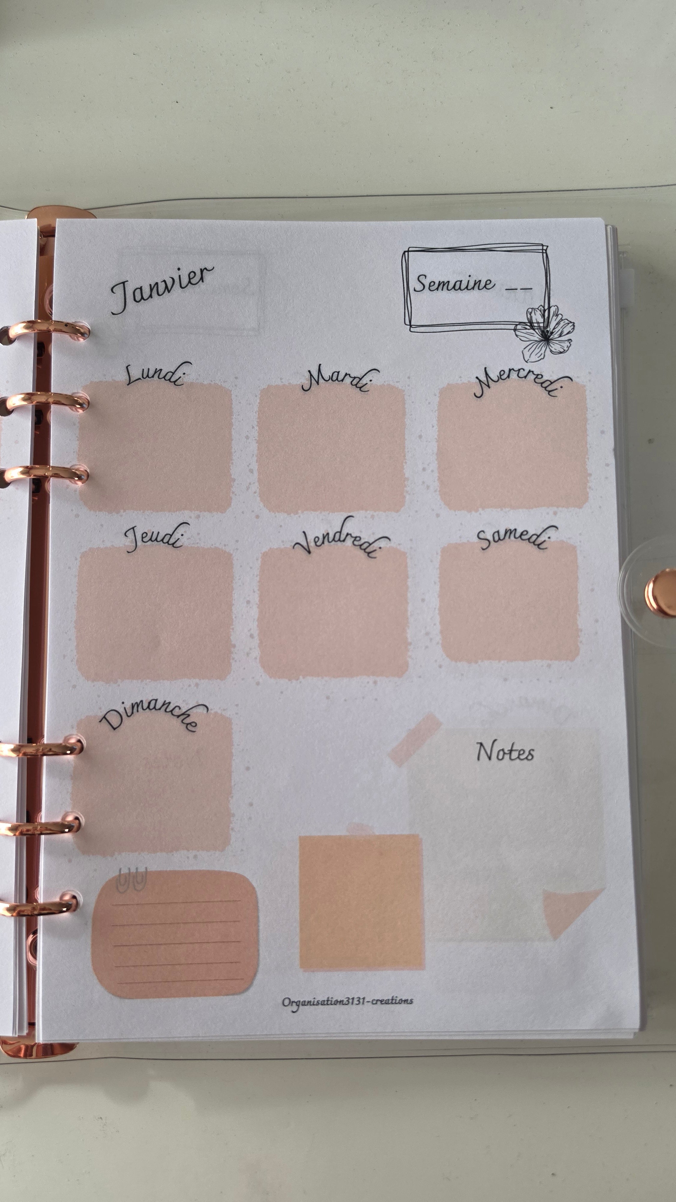 Planner d'organisation