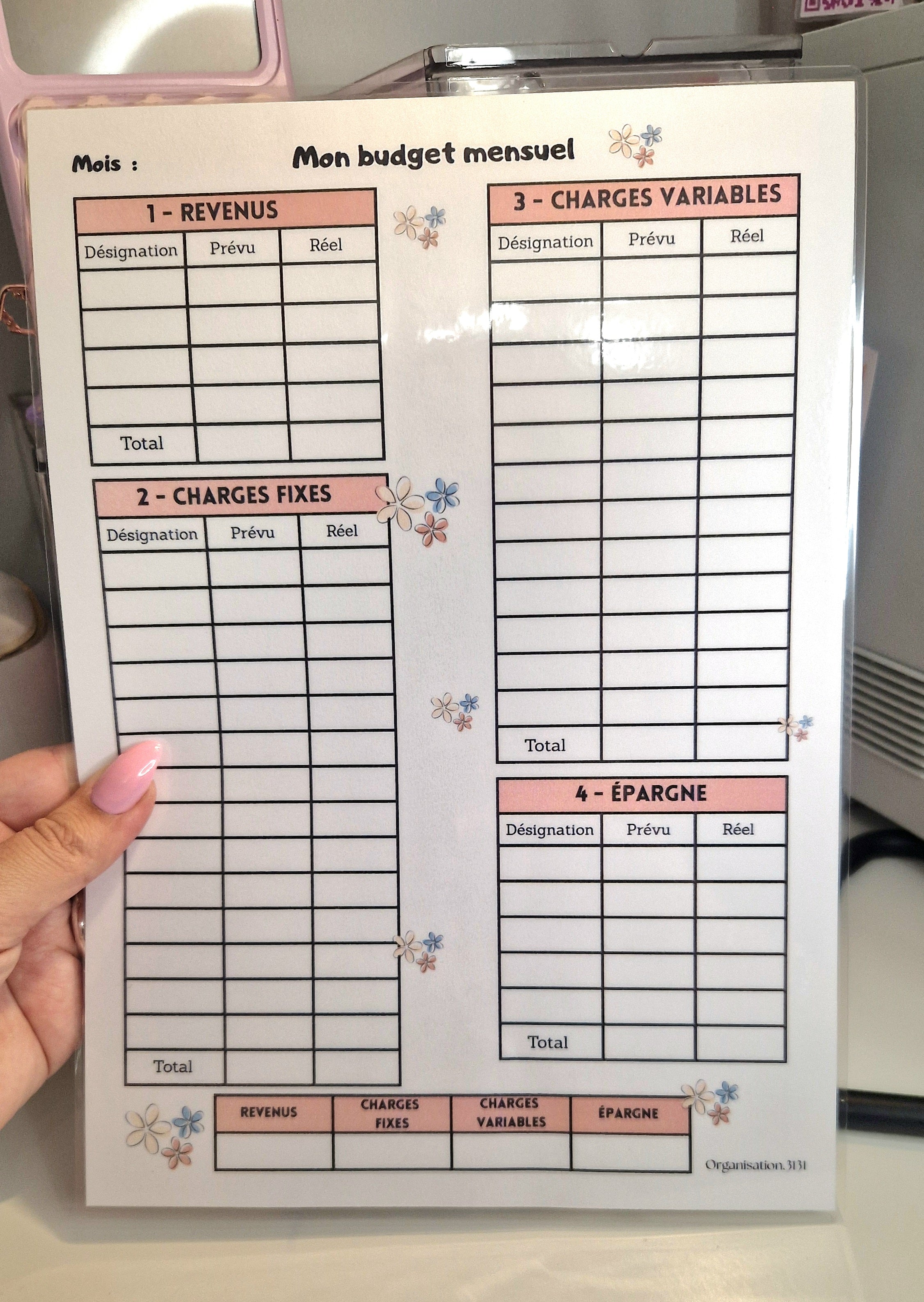 Mon budget mensuel