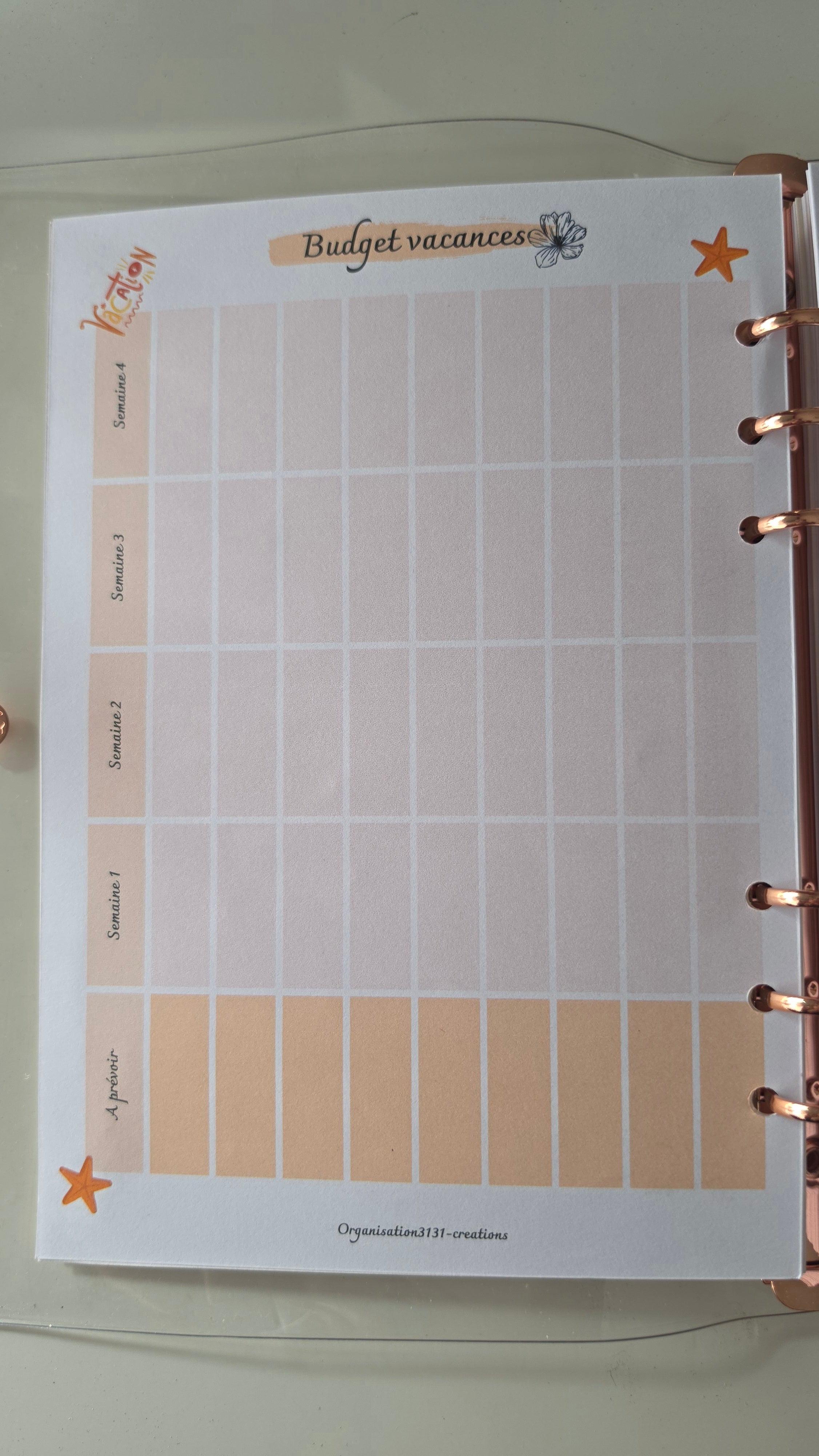 Planner d'organisation
