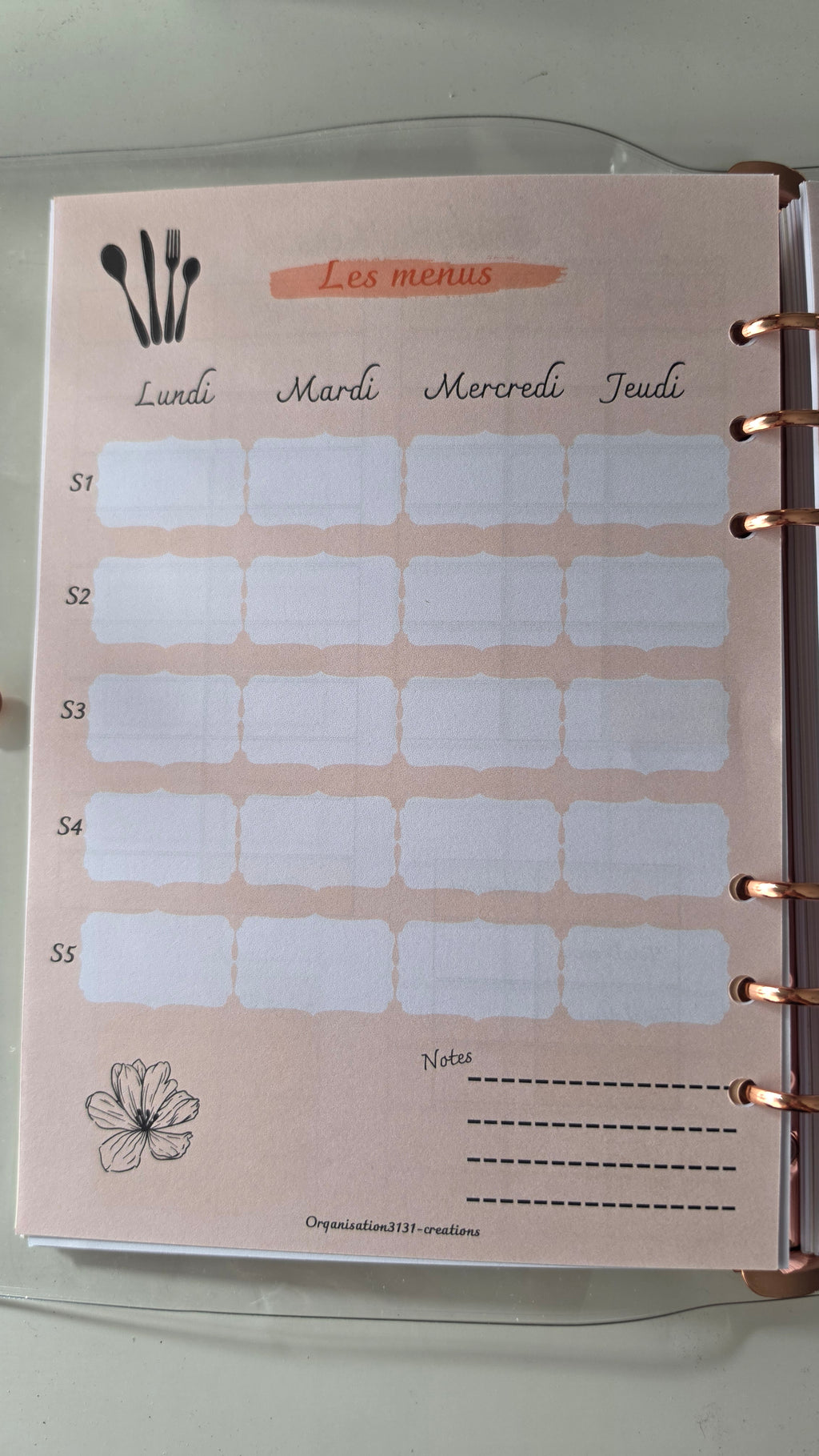 Planner d'organisation