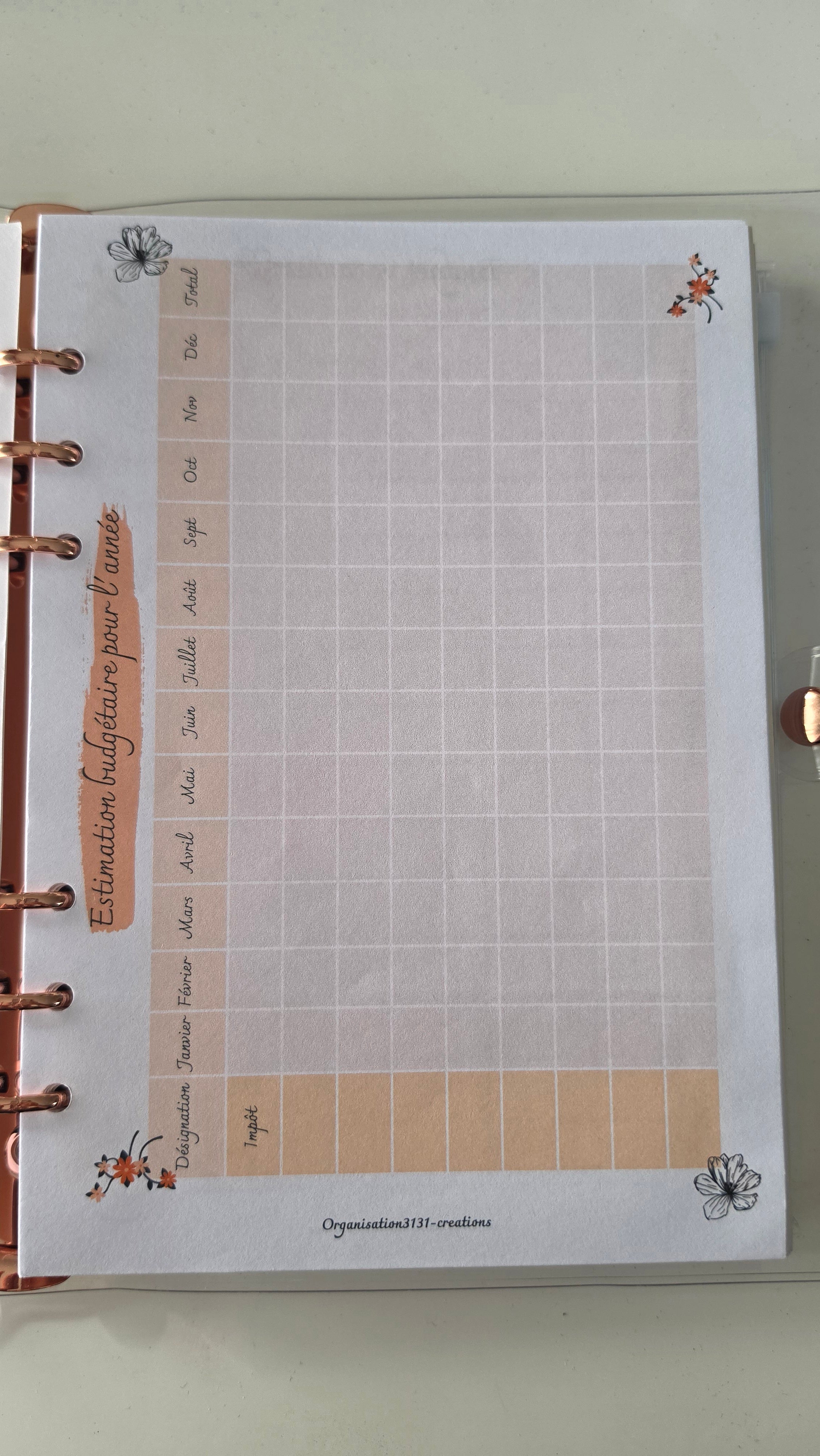 Planner d'organisation