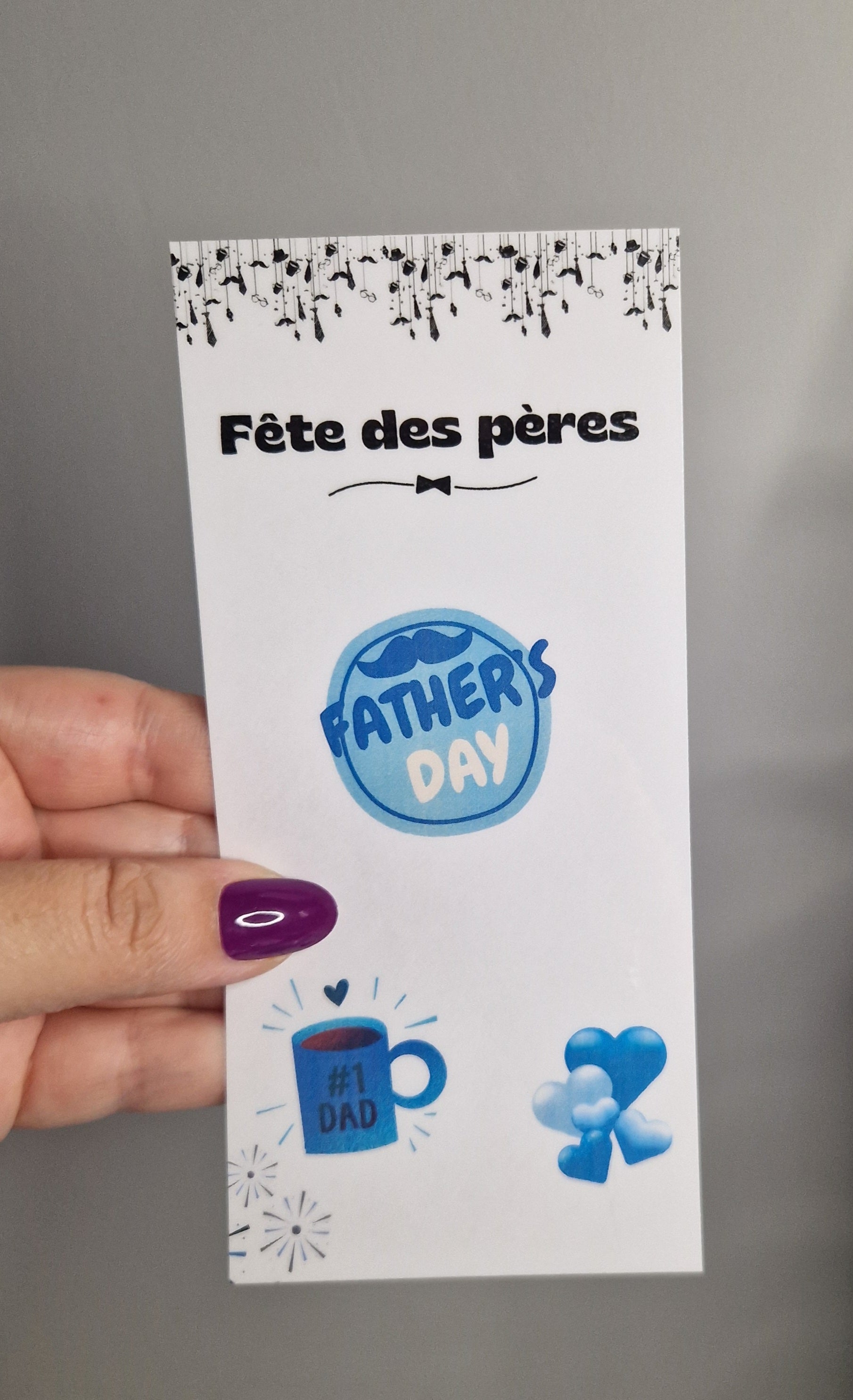 Page de garde "Fête des pères"