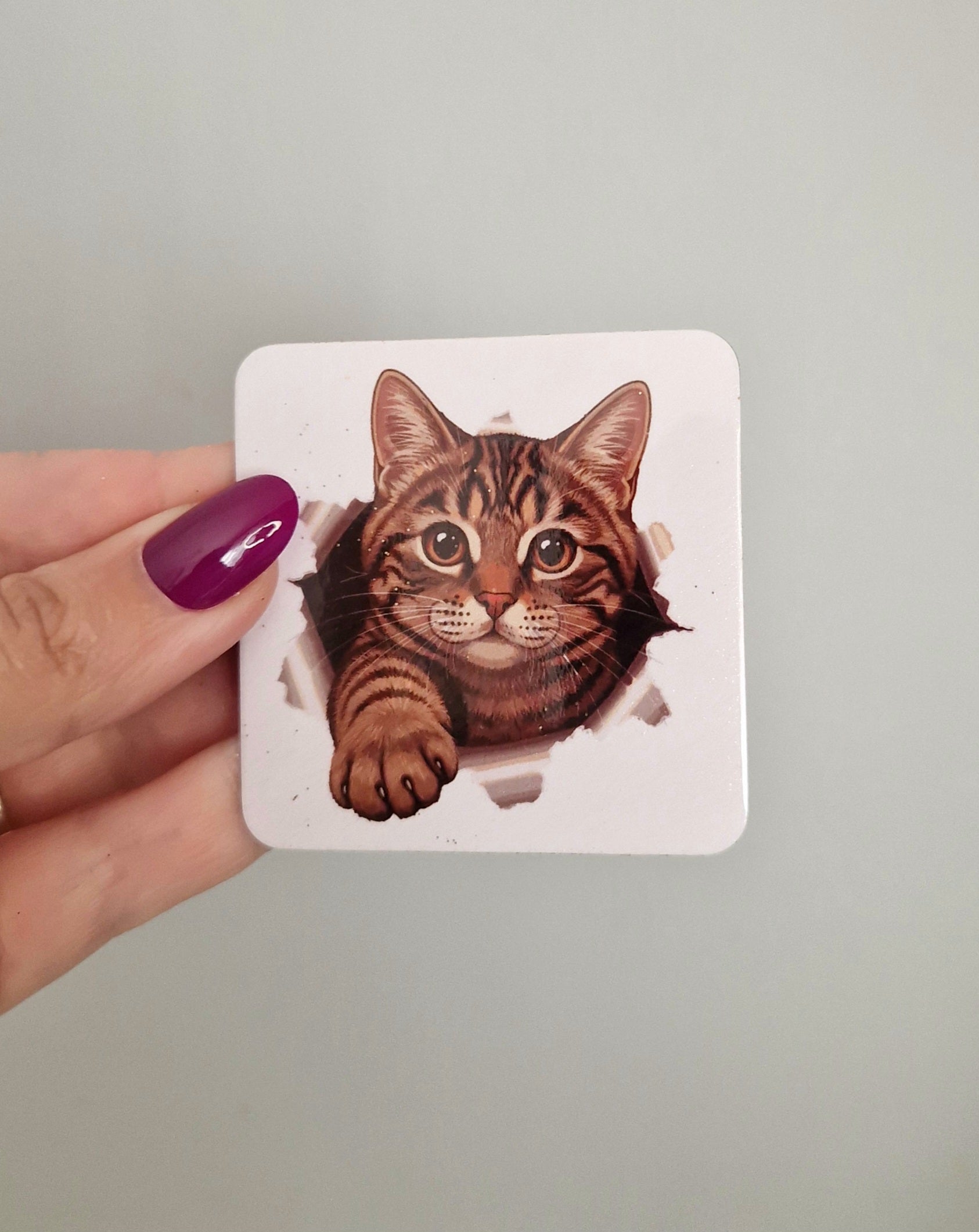 Magnet fait main "Chat"