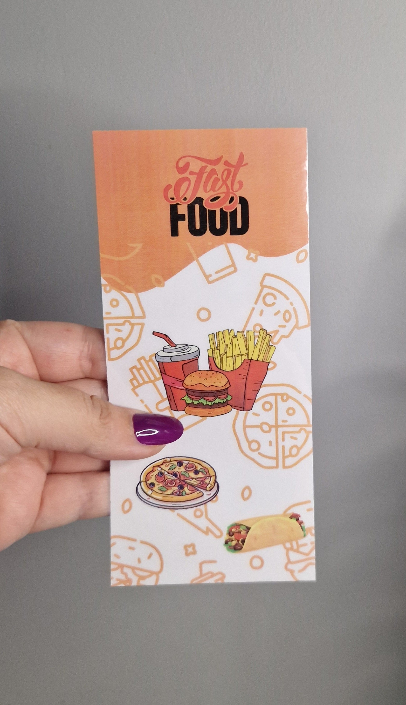 Page de garde "Fast food"