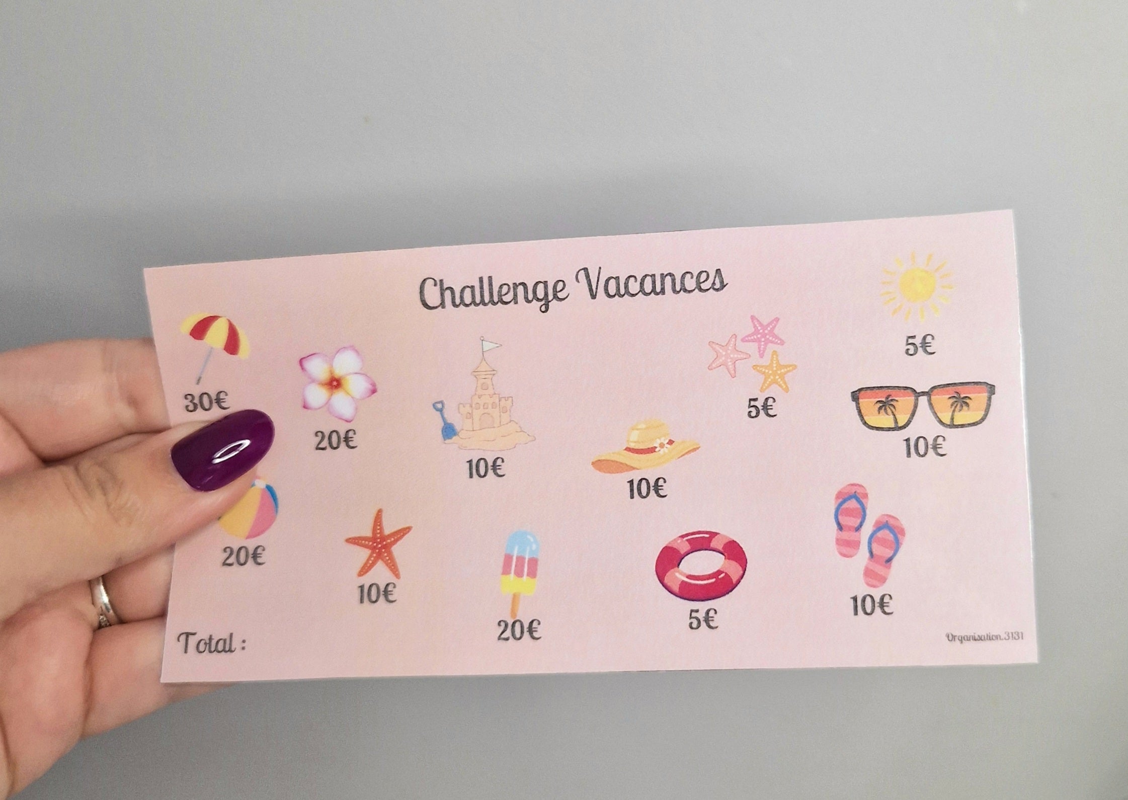 Défi Vacances