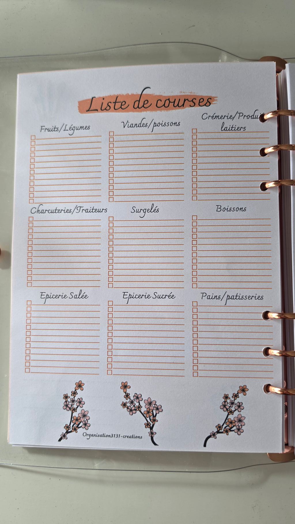 Planner d'organisation