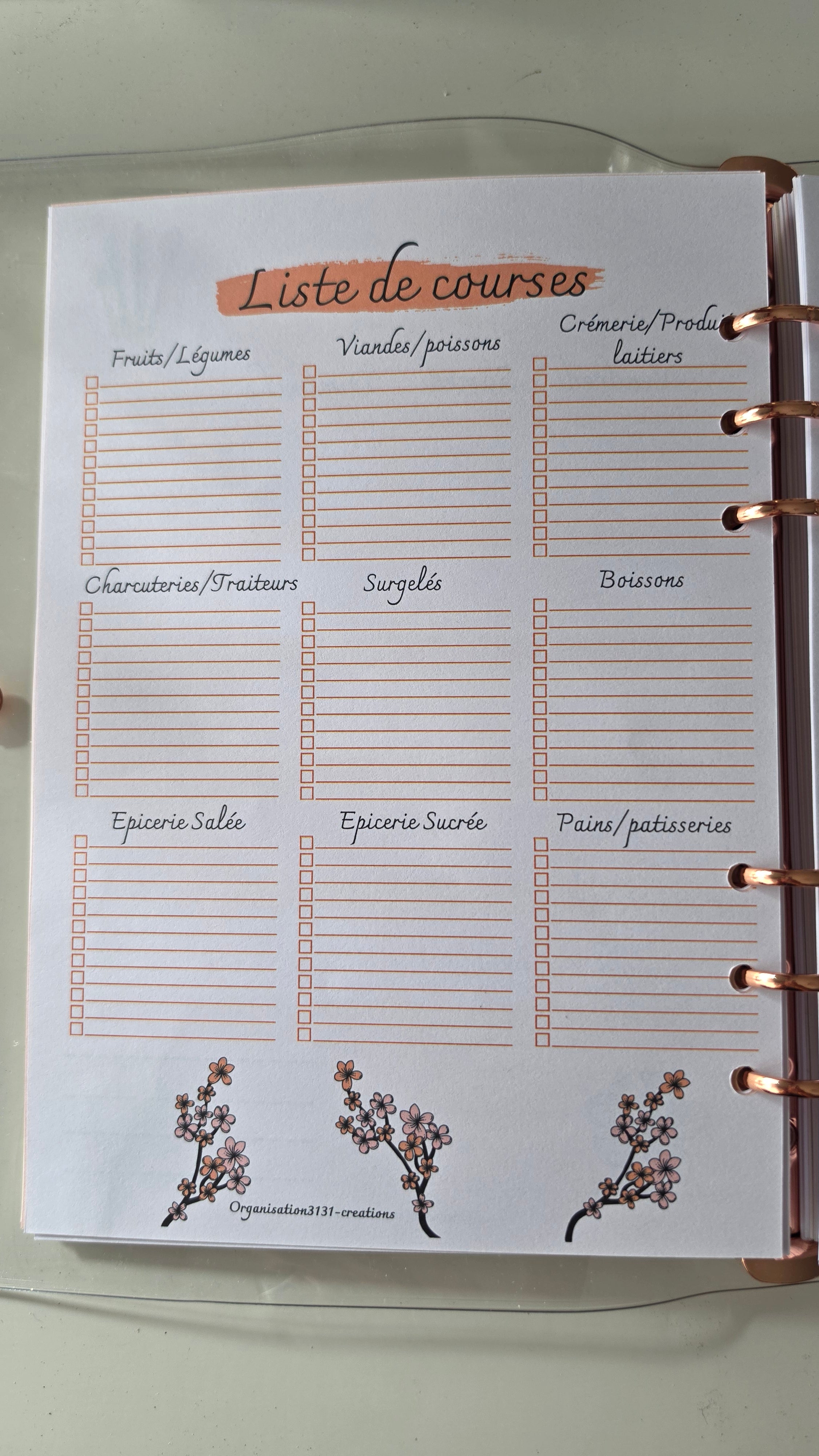 Planner d'organisation