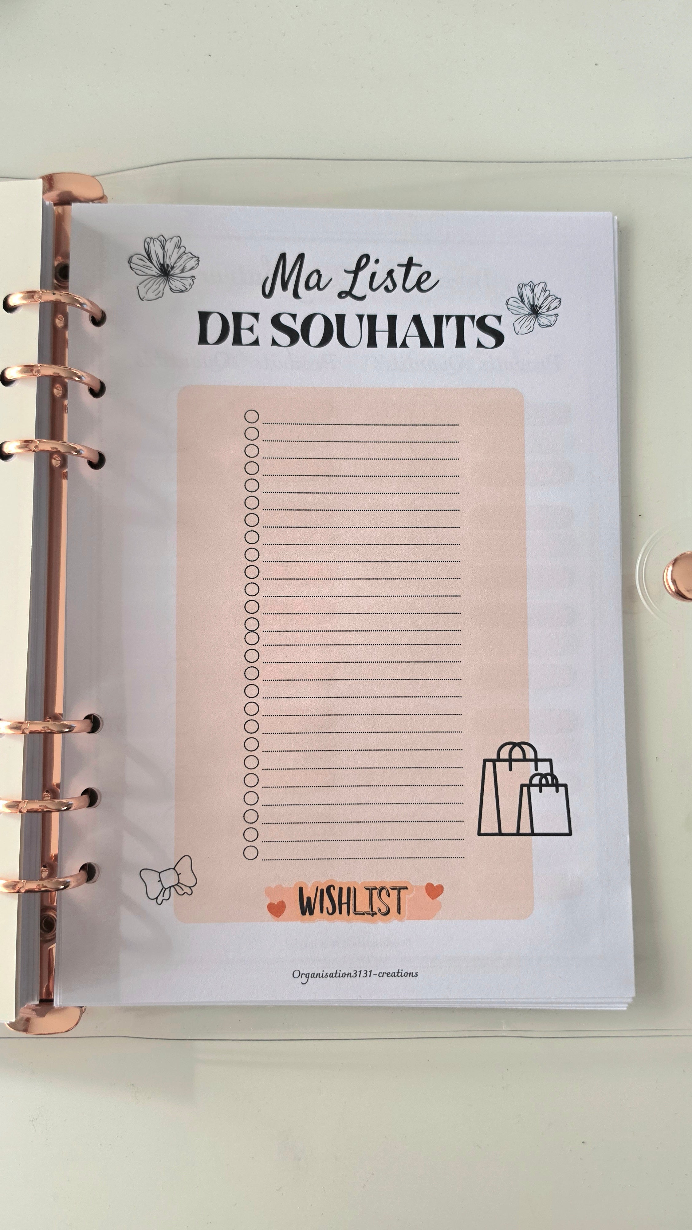 Planner d'organisation