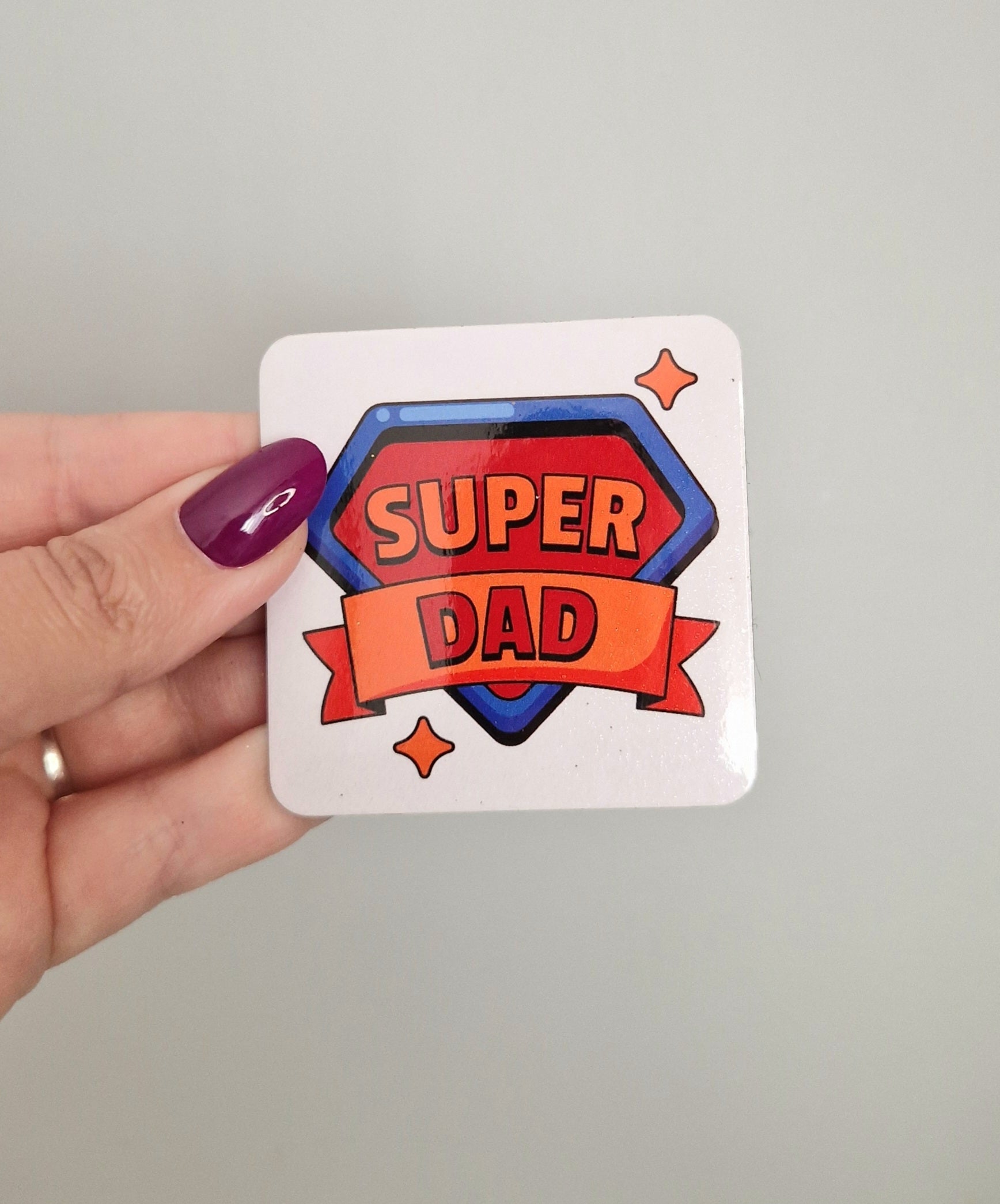 Magnet fait main "Dad"