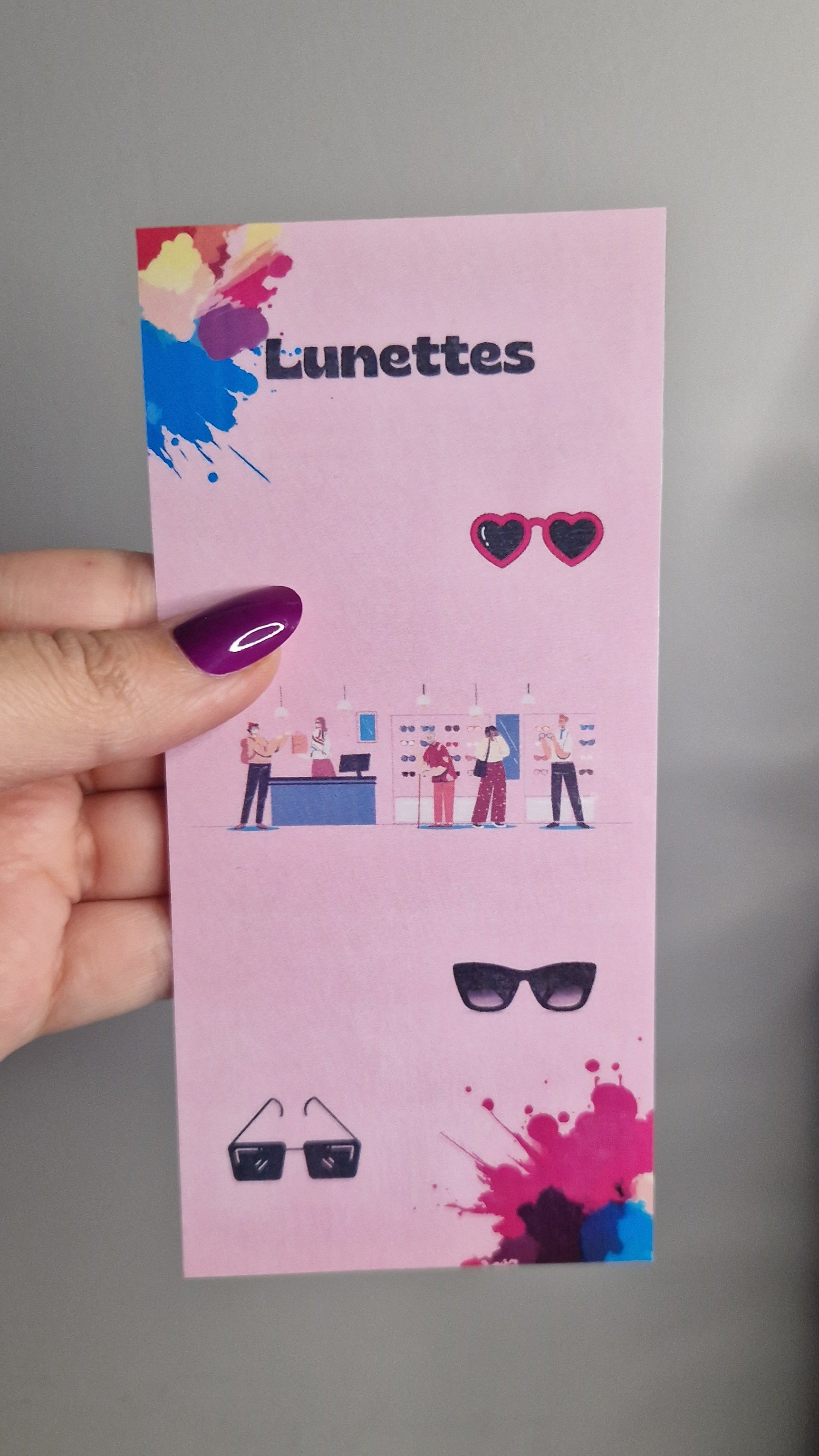 Page de garde "Lunettes"