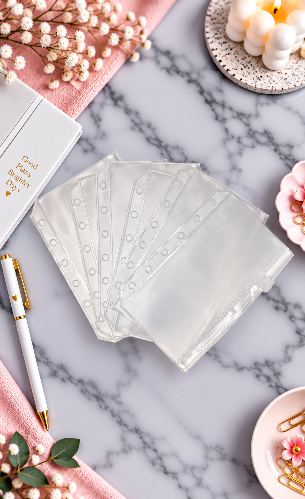 Enveloppes zip A7 VIERGE "lot de 6"