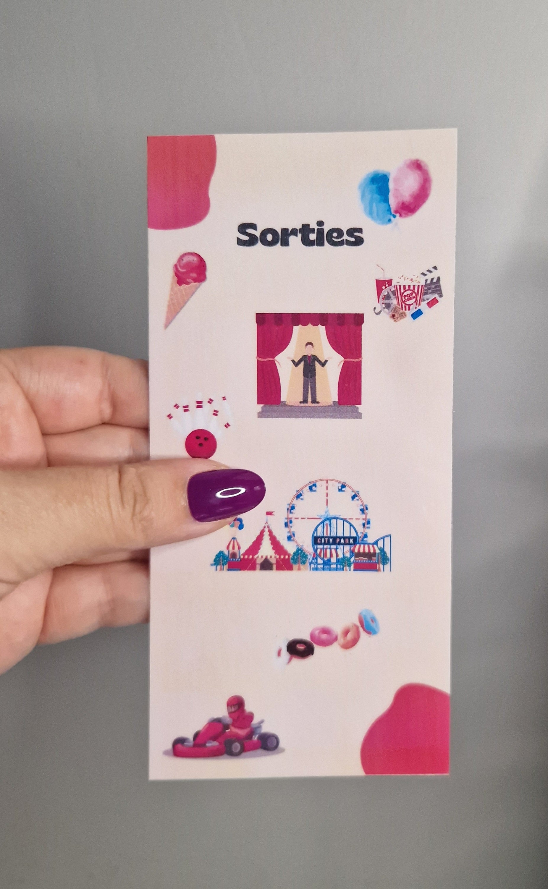 Page de garde "Sorties"