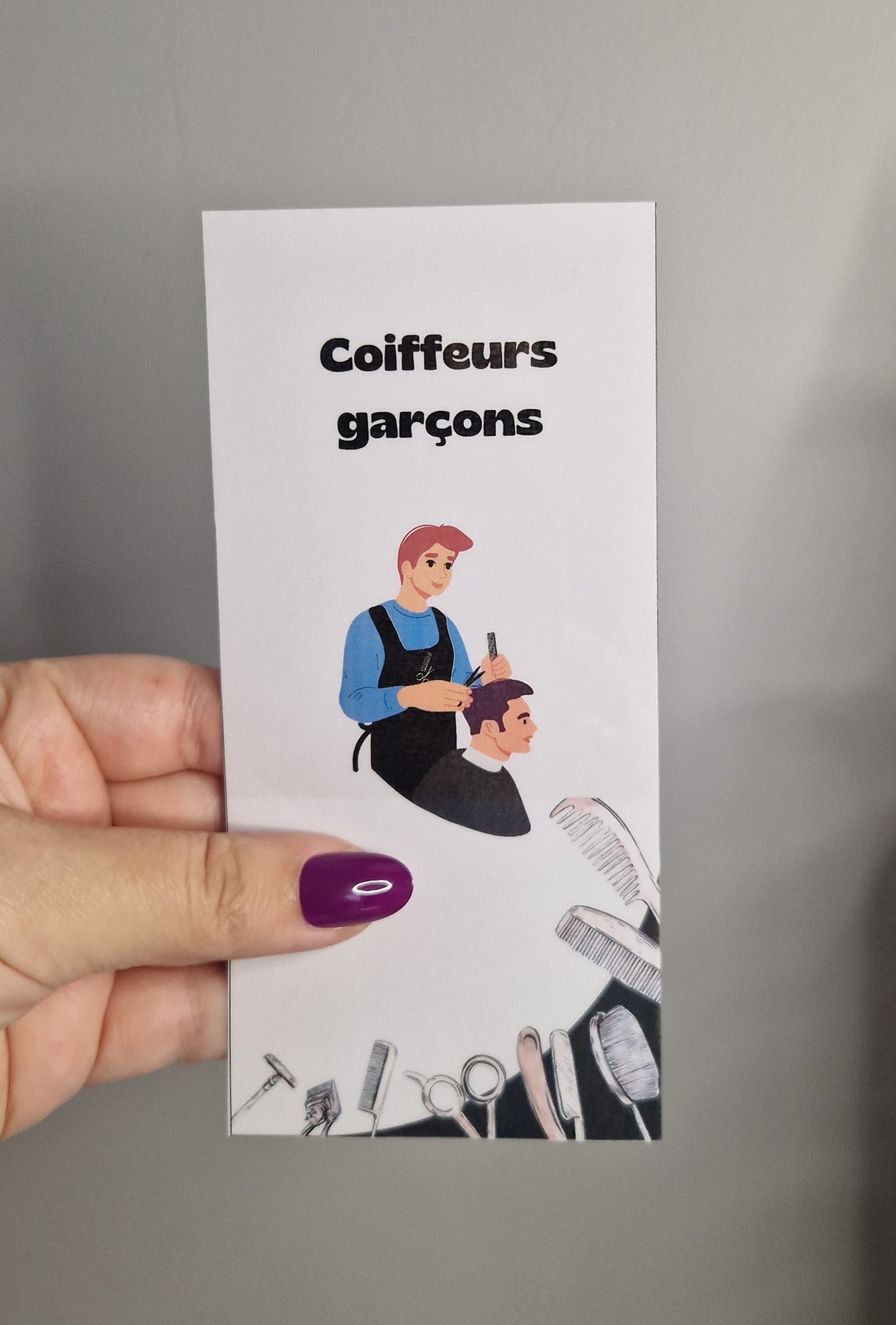 Page de garde "Coiffeurs garçons"