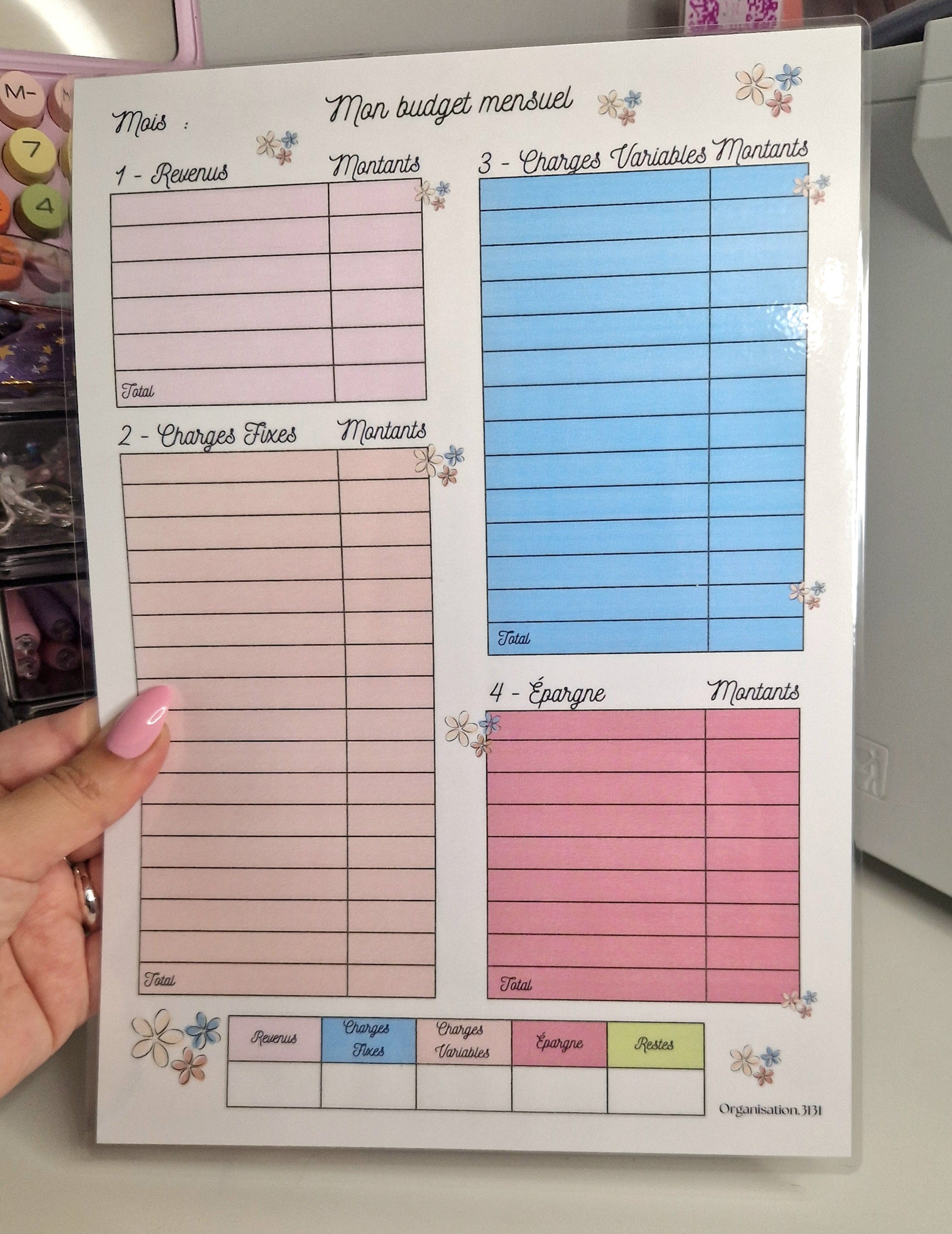 Mon budget mensuel