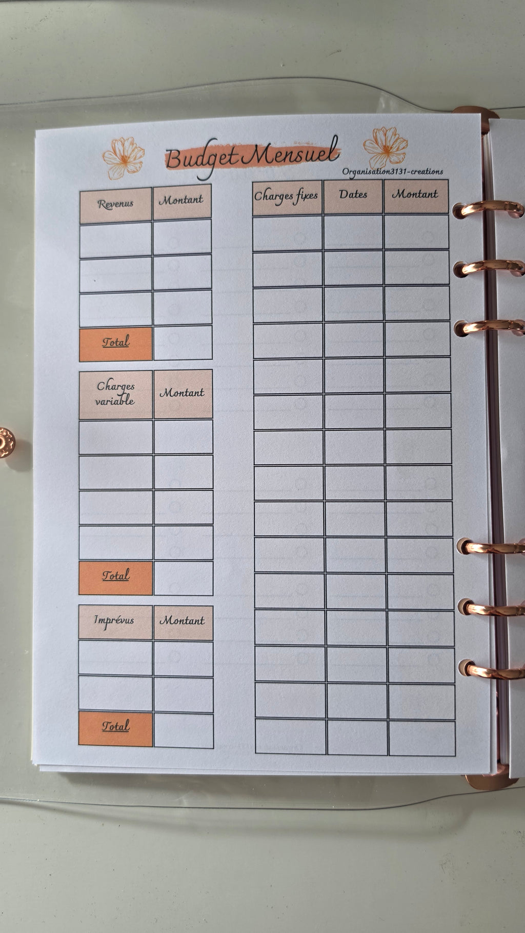 Planner d'organisation