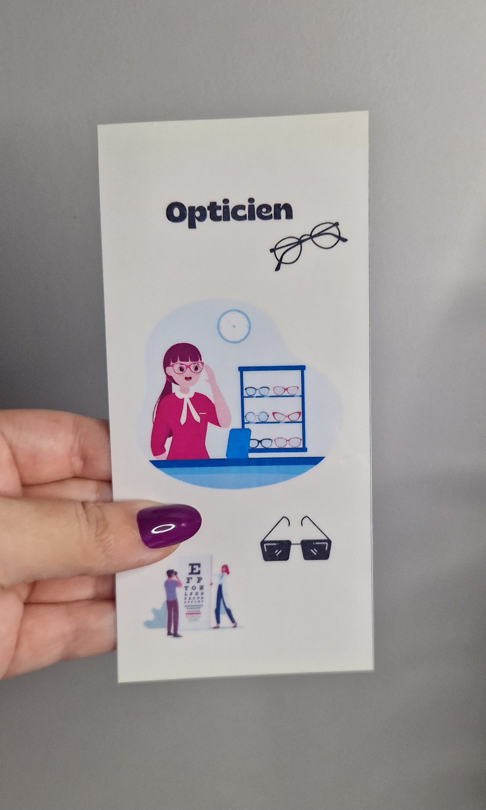Page de garde "Opticien"